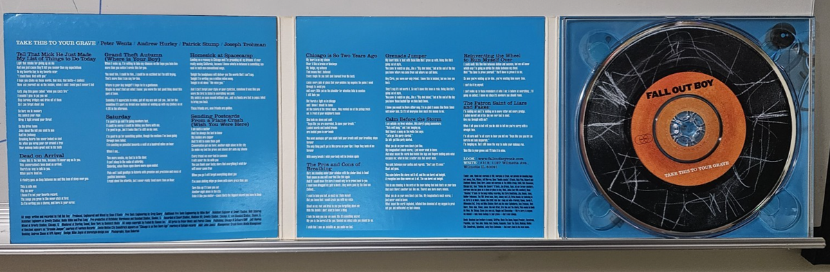 Take this to Your Grave by Fall Out Boy (CD, 2003) for sale online