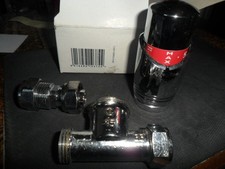 Vanne droite chromée Drayton TRV4