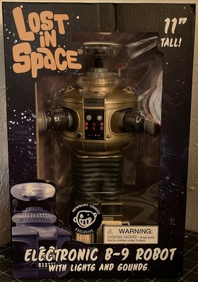 DIAMOND SELECT ELECTRONIC B~9 ROBOT LOST IN SPACE WITH LIGHTS & SOUNDS 11  TALL!