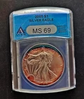 1996 American Silver Eagle MS-69 PCGS  ANACS (Mis-marked as 2005 By ANACS)