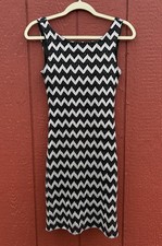 Jump Womens Romantic Chevron Lace Mesh Sleeveless Y2K Cocktail Date Dress 5/6