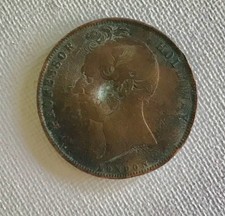 1857 BRITISH ONE PENNY TOKEN FOR PROFESSOR HOLLOWAYS PILLS & OINTMENTS.
