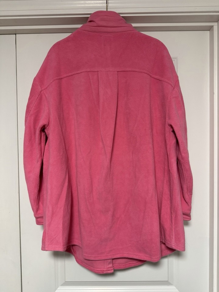 Shop the mint, Women’s Pink Button Up Shacket, Size Medium | eBay