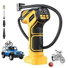 Tire Inflator Portable Air Compressor Compatible With Dewalt 20V Battery, 150PSI