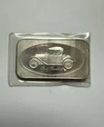 STRUTZ BEARCAT AUTOMOBILE DESIGN 32 g SILVER BULLION MINT BAR in sleeve