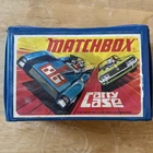 Vintage 1971 Matchbox Blue Shark 24 Car Plastic/Vinyl Carrying Case +2 Tray