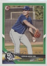2018 Bowman Prospects Green 90/99 Adrian Morejon #BP73 4l3