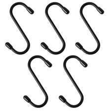 Livivo Modular Kitchen Hanging S Hooks – Black