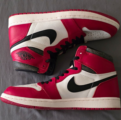 Nike Jordan 1 Retro High OG Chicago Lost And Found Size 9.5 *No Box*