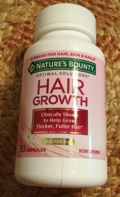 Nature's Bounty ~ Hair Growth Supplement ~ 30 Capsules ~ Exp 04/2027- No Box