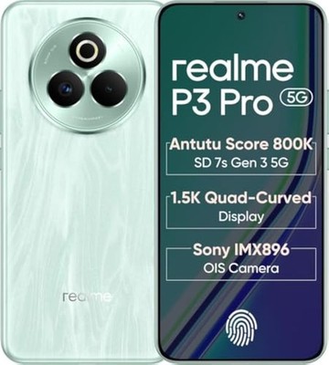 Realme P3 Pro 5G Smartphone (Nebula Glow, 8GB RAM + 128GB Speicher)