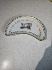 Cresent Shaped Richard Ginori Serving Plate B 7 Made In Italy