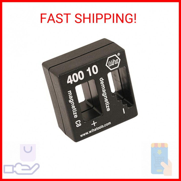 Wiha 40010 | Magnetizer Demagnetizer , Black