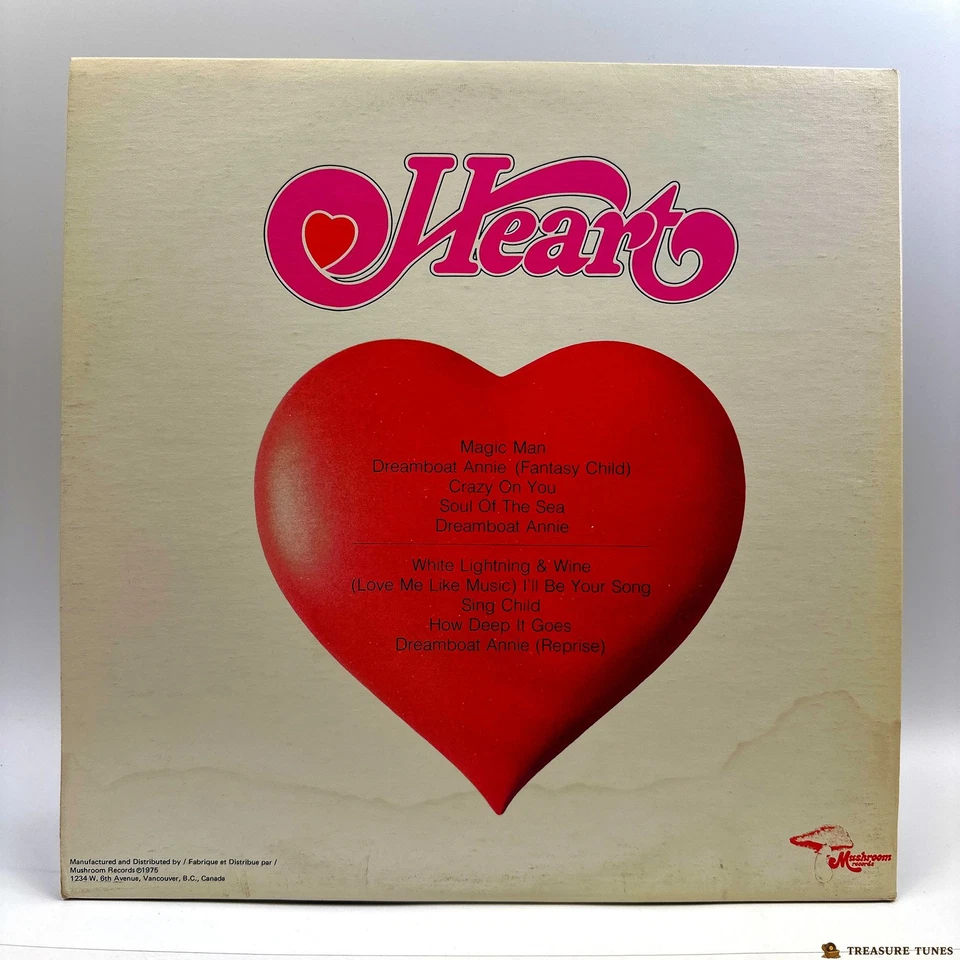 Heart — виниловая пластинка Dreamboat Annie (LP, альбом) MRS-5005 - Изображение 2 из 4