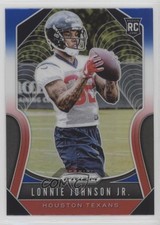 2019 Panini Prizm Rookies Red White & Blue Prizm Lonnie Johnson Jr #396 wd9