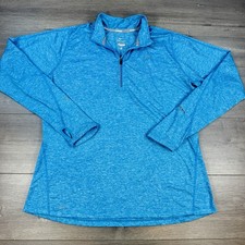 Nike Running Dri-Fit Element 1/4 Zip Long Sleeve Pullover Top Reflective Mens XL