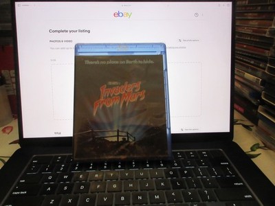 Invaders from Mars (Blu-ray, 1986) rare HTF OOP BRAND NEW Sealed