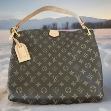 Louis Vuitton Monogram Graceful MM Bag- Pivoine (peony)
