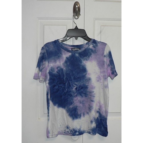 Freshman 1996 Boys Tie Dye Crew Neck Short Sleeve T-Shirt in BLDE/SHLI L(12/14)