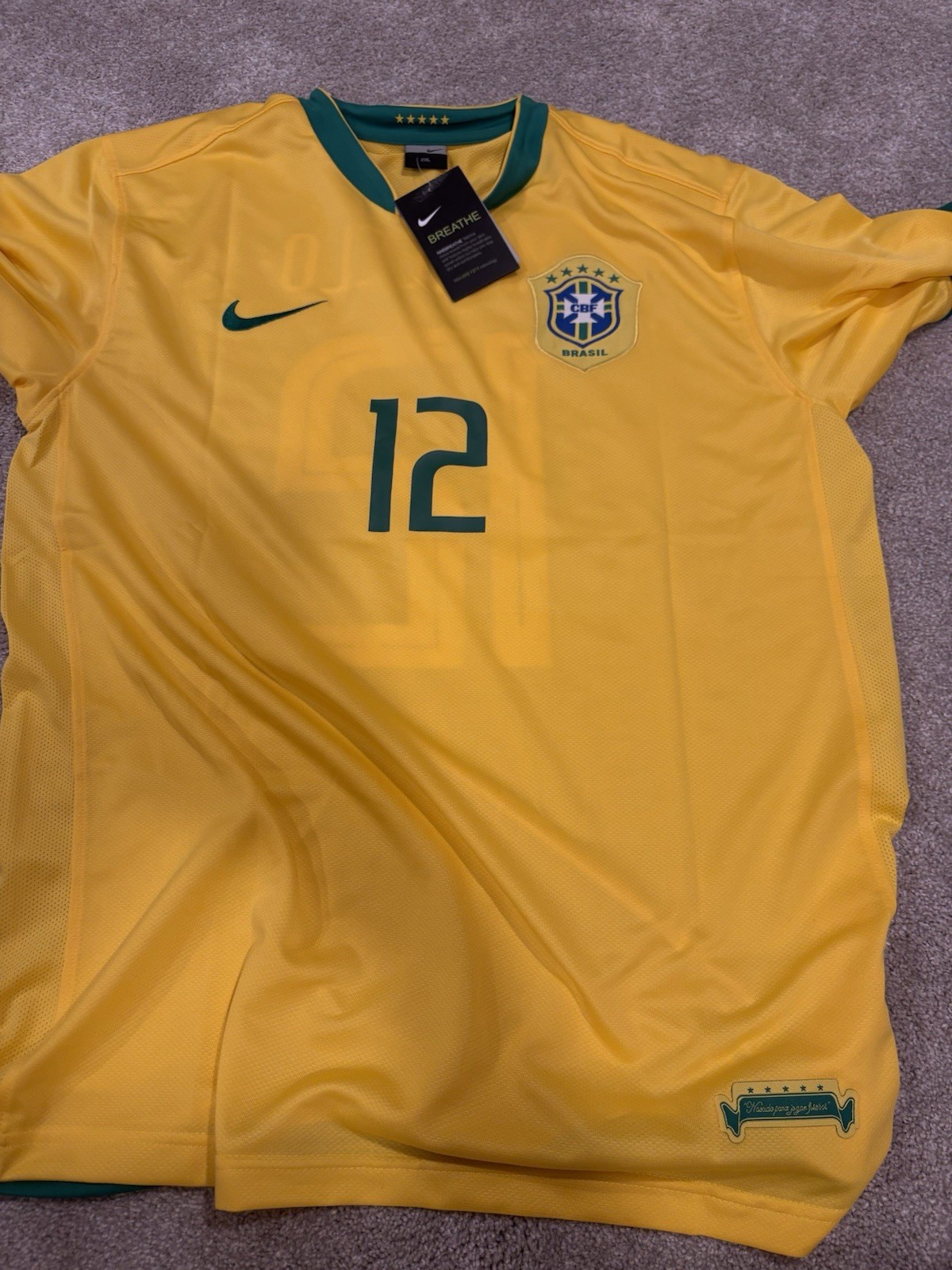 Brazil MARCELO  Jersey Soccer Brasil World Cup 2XL SLIM FIT