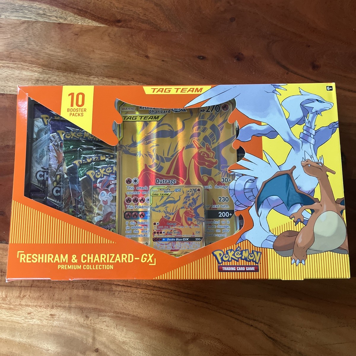 who owns the pokemon card game POKÉMON 2019 RESHIRAM & CHARIZARD GX (UNBROKEN BONDS) #20 CGC PRISTINE main image 1