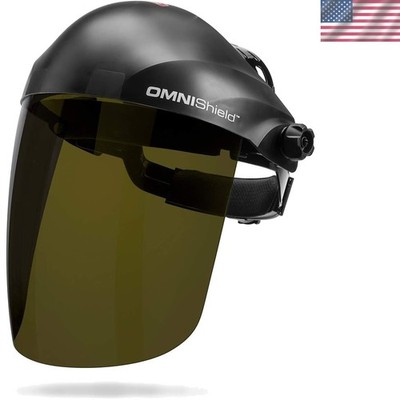 OMNIShield Face Shield - 190% Thicker Polycarbonate, Infrared Protection