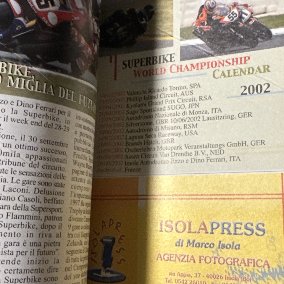 Autografo del pilota Schumacher su libretto del Circuito di Imola 2002. Buono - Image 4 of 4