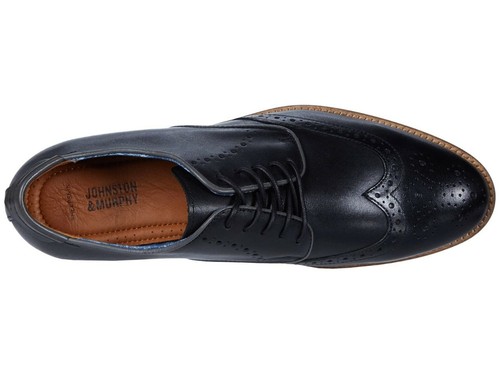 Men's Johnston \u0026 Murphy Milliken Wingtip Derby, Size 8.5 M - Black