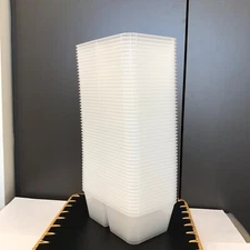 28oz Food Containers 2 Section Meal Prep FBA Free Food Truck 500 Set with Lid