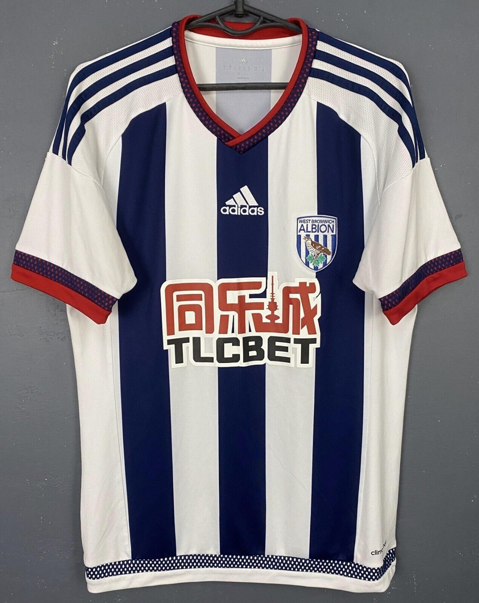MENS FC WEST BROMWICH ALBION 2015/2016 SOCCER FOOTBALL SHIRT