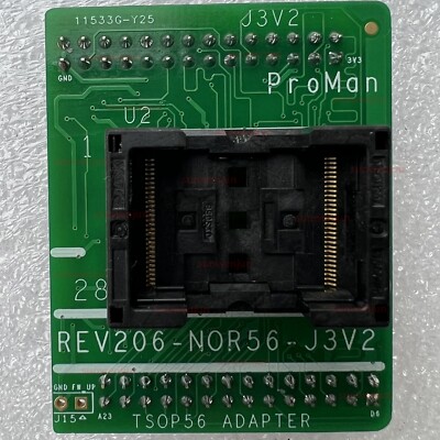 TSOP56 adapter for INTER JS28F128J3 REV206-NOR56-J3V2 only for proman programmer