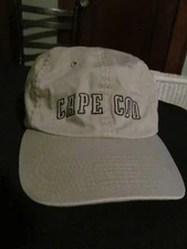 Cape Cod Baseball Cap Tan w/Black Letters Hat  One Size - Unique Flexseam Design