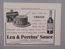 Lea Perrins Worcestershire Sauce PRINT AD - 1907