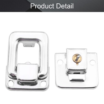 41mm x 28mm Buckle Toggle Catch Lock with Keys and Screws Suitcase Lock Hasps