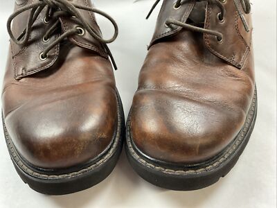 Mens Dockers, Size 12 M Waterproof Brown Leather Oxford  display picture 1