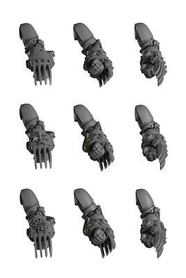 Templar Claws Set x9 Greytide Studio