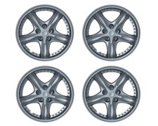 Universal Hub Cap Wheel Cover Abs Wheel Skins 919 Set 14 Inch Silver -set Of 4 Universal Hub Cap Wheel Cover Abs Wheel Skins 919 Set 14 Inch Silver -set Of 4
