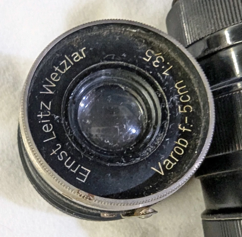 Lente de ampliación ajustable vintage LEITZ Wetzlar Varob f-5 cm 1:3,5 Foto 2 de 4