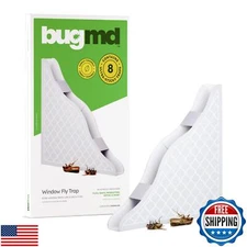 BugMD Fly Traps for Windows - Fly Traps for Indoors Sticky, Indoor Fly Traps,