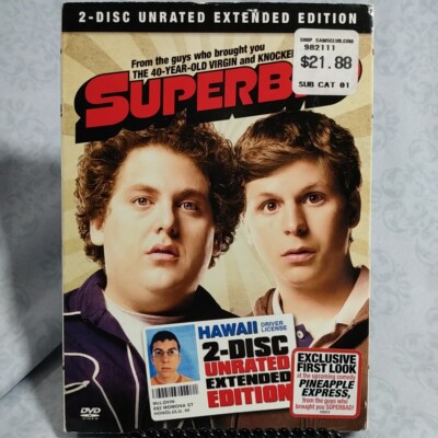 Superbad (DVD, 2007, 2-Disc Set, Special Edition; Unrated; Extended Cut)