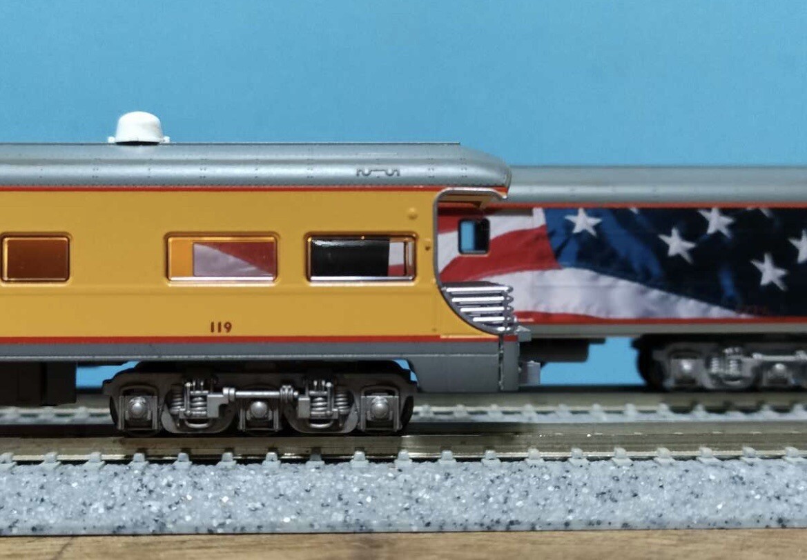 中古】KATO UP Excursion Train 7 Car Set Union Pacific Excursion