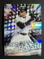 2020 Topps Chrome Isan Diaz Freshman Flash # FF-14 Miami Marlins ⚾️🏟️