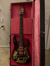 Ibanez Steve Via Floral Pattern Electric Guitar