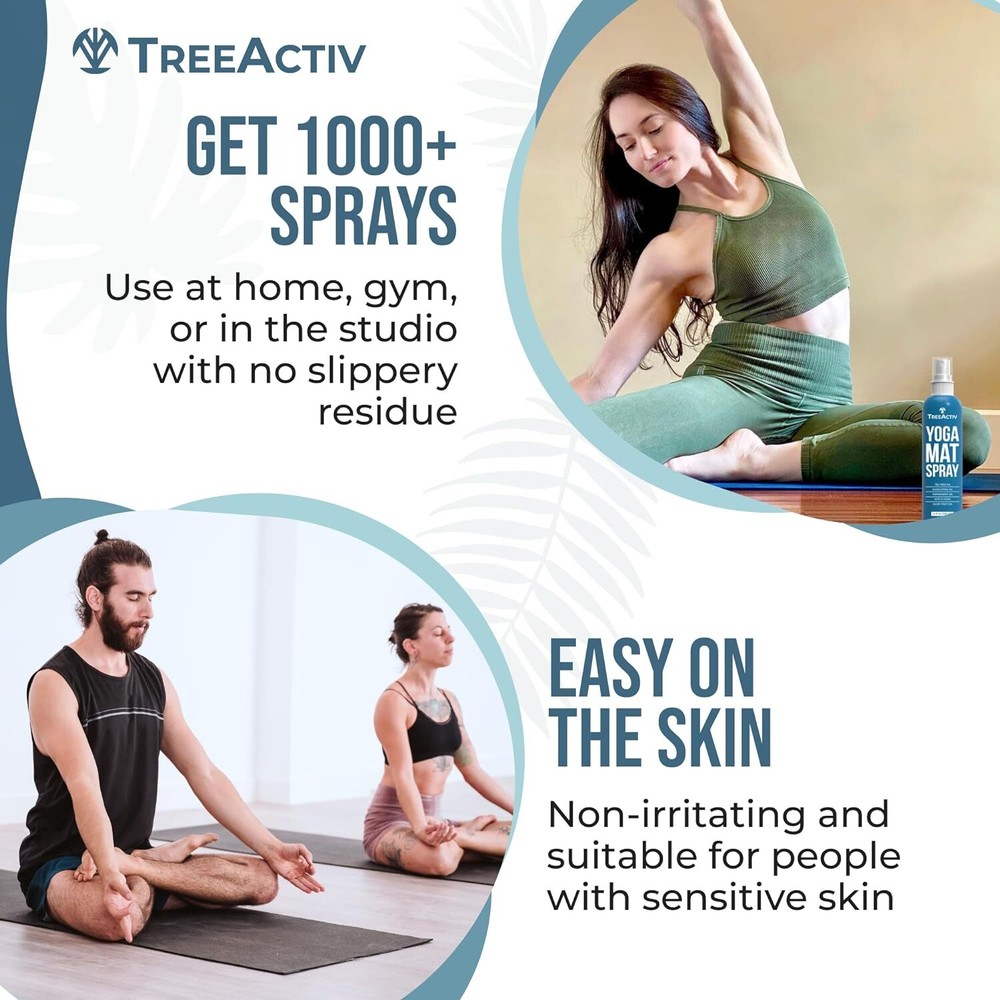 Eco-Friendly 4 fl oz Yoga Mat Cleaner Spray for Mats & Accessories