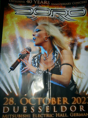 DORO PESCH - POSTER im Format A2 - HARD ROCK