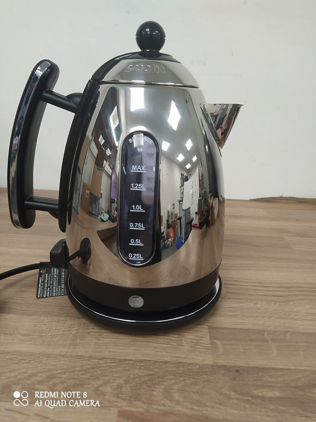 DUALIT 1.5Litre Electric 360 Cordless Jug Kettle Fast Boil Stainless