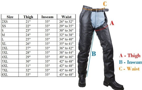 Men's Western Leather Legging Chap Rodeo Horse Riding Pants Cowboy Fringes Chaps - 第 3/3 張圖片