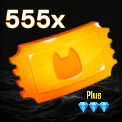 Pet Simulator 99. 555x Spinny Wheel Tickets + 1 Million Diamonds. PS99. Same Day