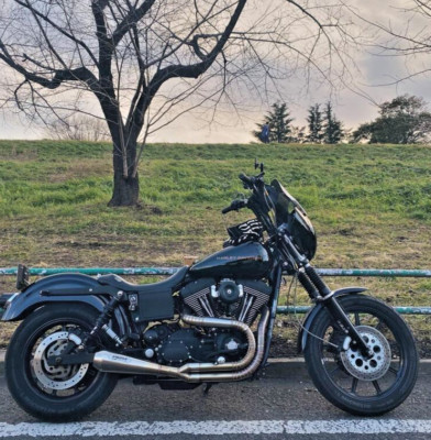 Exhaust 2 Into 1 Fit  Harley Davidson Dyna Fat Bob 2008-2011 96 Ci Full System
