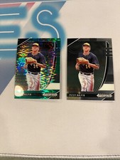 2020 Panini Prizm Draft Picks #PDP95 Petey Halpin Green Pulsar and Base